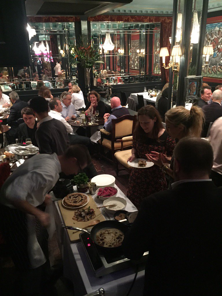 Presenting Dukkah lamb potato pancake from #CoT <a href="/LEscargotSoho/">L'Escargot</a> <a href="/LEscargotSoho/">L'Escargot</a> @OlyLesnik <a href="/AnnaSulan/">Anna Sulan Masing</a> <a href="/DanDoherty_/">Dan Doherty</a>