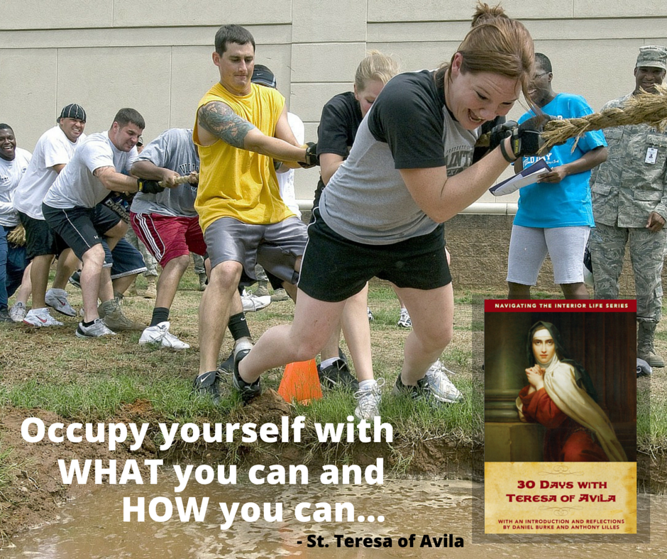 DanBurkeCSD's tweet photo. Occupy yourself with what you can and how you can... - St. Teresa of Avila https://t.co/YwxKODxb66