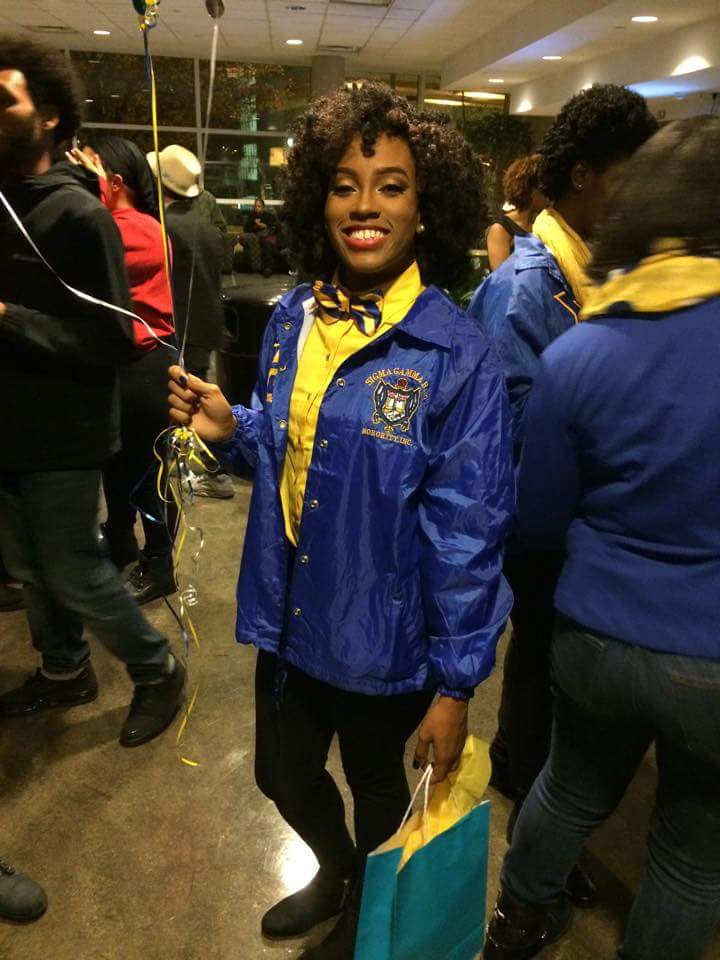 shannontori_'s tweet photo. Hold on hold on! Is she a Sigma woman? She is. Proud member of Sigma Gamma Rho Sorority Inc. #OGtaughtMe πππ© Fall15 https://t.co/Vv8QQH7djx