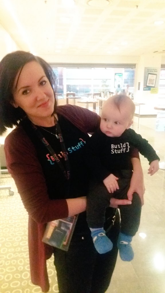 Baltoji's tweet photo. The youngest attendee is @BuildStuffLT @gregyoung @NeringaYoung https://t.co/vAqPnmfBNi