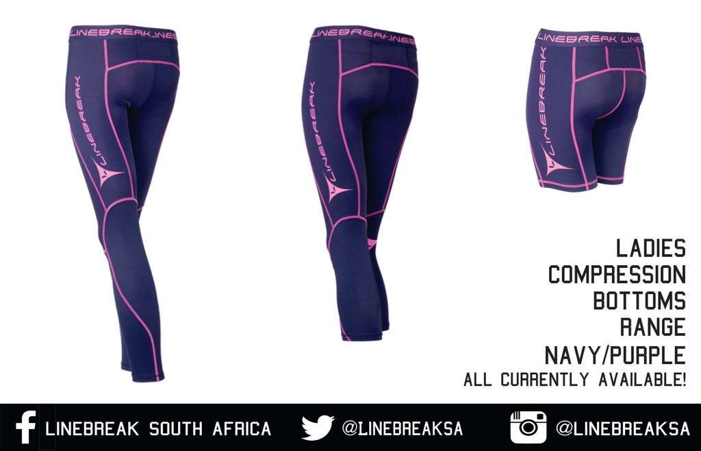 What-to-wear Wednesday: our ladies tights/shorts in navy/purple. Incredibly popular! #compression #performance