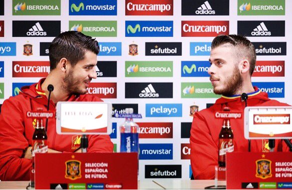 HotFootys's tweet photo. Morata &amp; De Gea😍😍 https://t.co/n0lnJHRRpx