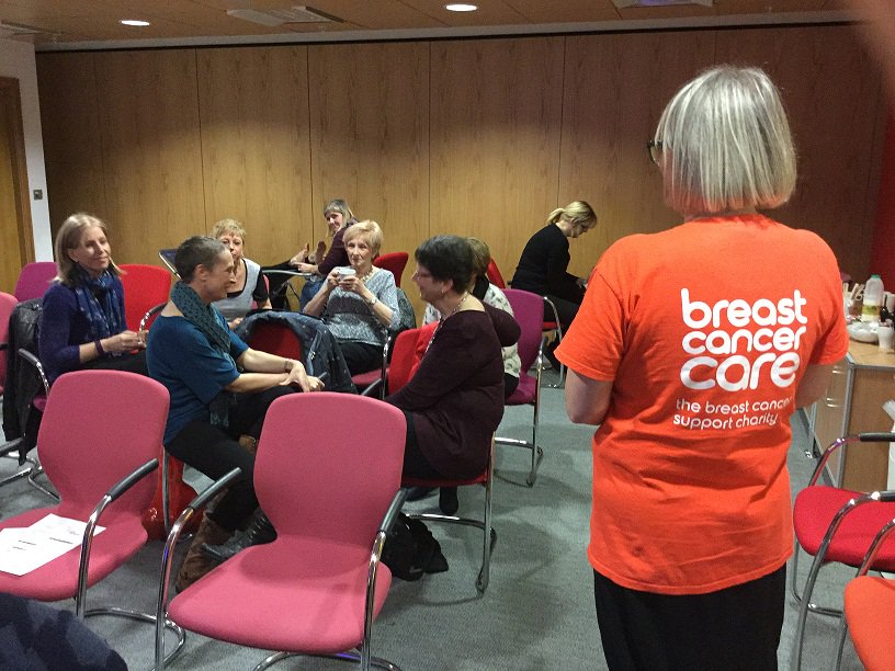 CardiffMetCAM's tweet photo. Spent an interesting morning with  lovely ladies #BreastCancerCare thanks to Ginny and Laura for taster sessions https://t.co/golbse9SBh