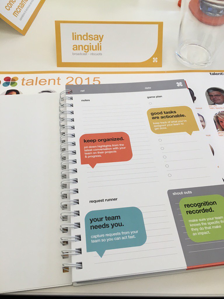 lindsayraex3's tweet photo. New notebook to keep me organized as a manager! #jumpNBCU @talentlabNBCU 📕🖊 https://t.co/Lnwl4z6VJk