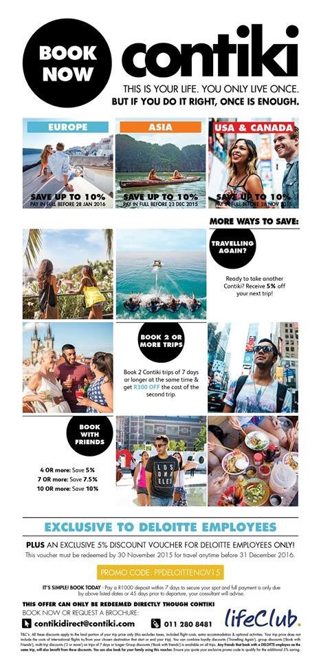 lifeClub_SA's tweet photo. Think it's time for a vacation or even a baecation?  #lifeClub #travel #Deloitte #contiki https://t.co/MKwVfBHXw6