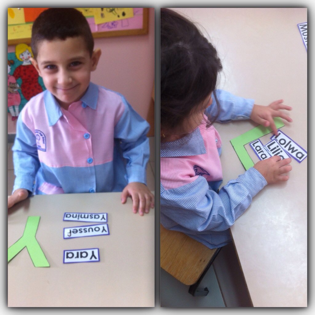 Darineyassine's tweet image. Busy Matching initial letter sounds of names to correspondent phonic #categorizing #grouping # counting @Hhhsinfo