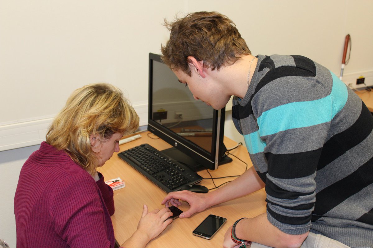 BlindShell tweet media