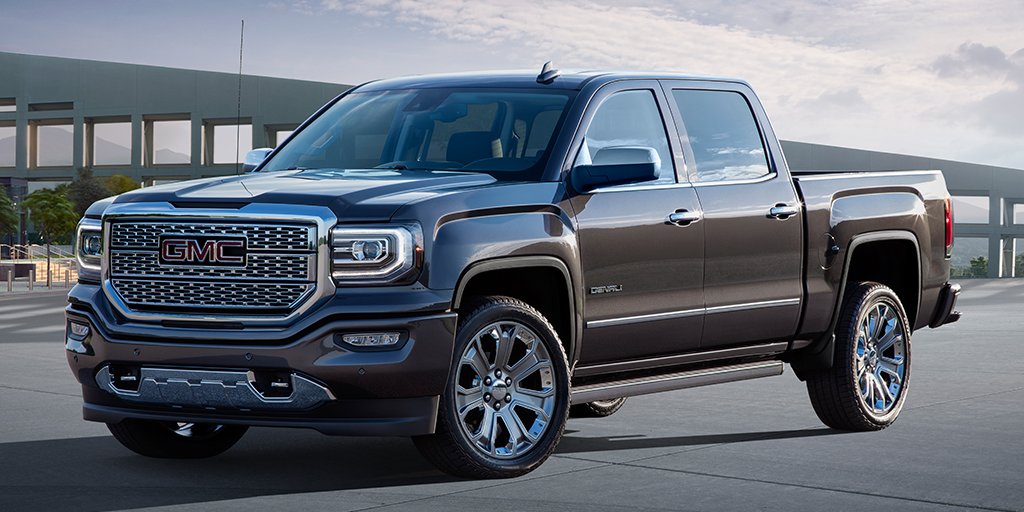 GMC's tweet photo. Our best is about to get even better: The new #GMCSierra Denali Ultimate is coming early '16 https://t.co/FFIyo3qwCi https://t.co/XvfxVCdPH8