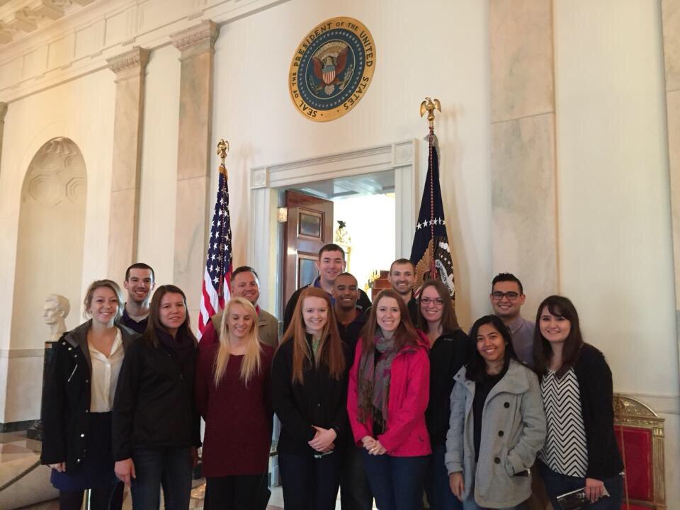 kstate_aei's tweet photo. The AEI Exec enjoying their time in Washington DC with a tour to the Ehite House! #atthewh @KStateEngg https://t.co/LDsIRKhhpW