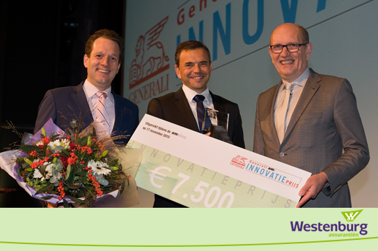 WestenburgNL's tweet photo. De Generali Innovatieprijs is gewonnen door Westenburg met ‘De online rijsimulatie voor buschauffeurs’ #AMdag https://t.co/ewPrKtzpE9