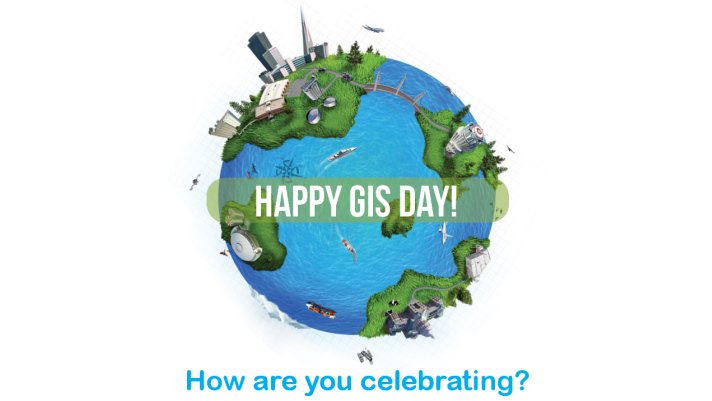 timmonsgroup's tweet photo. It's #GISDay! https://t.co/STV5ZD3p0e