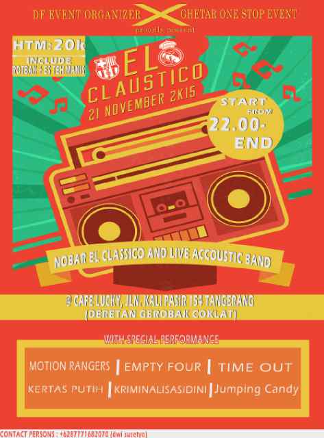 <a href="/dfeventteam/">DF EVENT ORGANIZER</a> x <a href="/GhetarOneStopEv/">Ghetar Management</a> proudly present "EL CLAUSTICO"