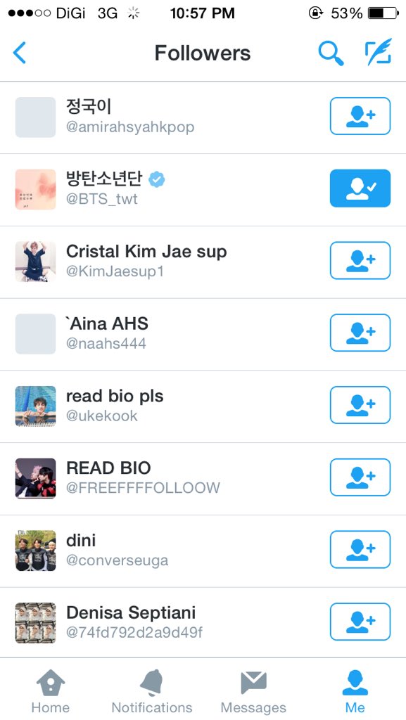 jimnandme's tweet photo. Ohmygod im crying, they followed me ㅠㅠㅠㅠㅠ https://t.co/j9DNf656KH
