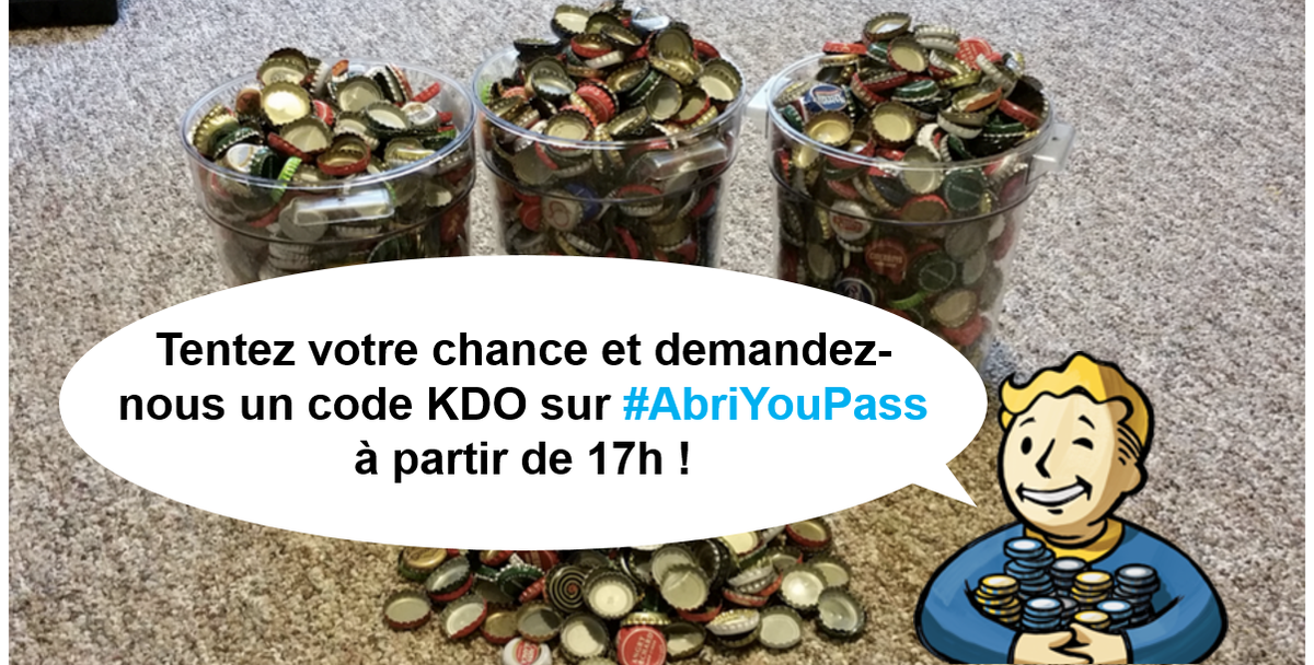 YouPassFR's tweet image. RDV sur #AbriYouPass dans une petite heure pour un giveaway ! Demandez nous un #CodeKDO ;)
