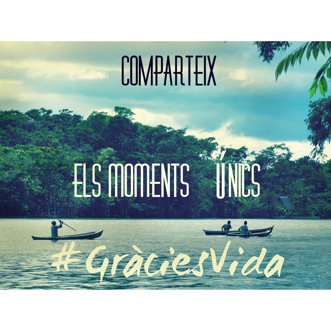 GraciesVida's tweet photo. Viu la vida intensament i #comparteix amb el hashtag #GràciesVida tots aquells #moments especials i únics! https://t.co/8HU6zYuJYP