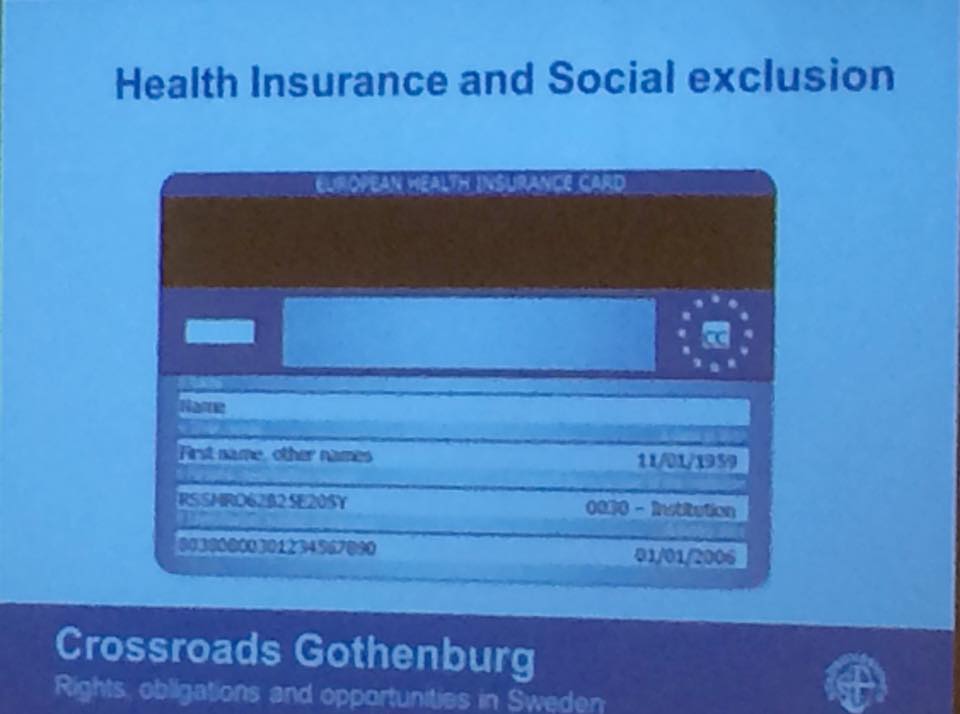 GlobalWeek's tweet photo. Crossroads @ClaesHaglund: EU citizens without this card may be forced to pay for health care, ending up with debt https://t.co/3U45Bni3Je
