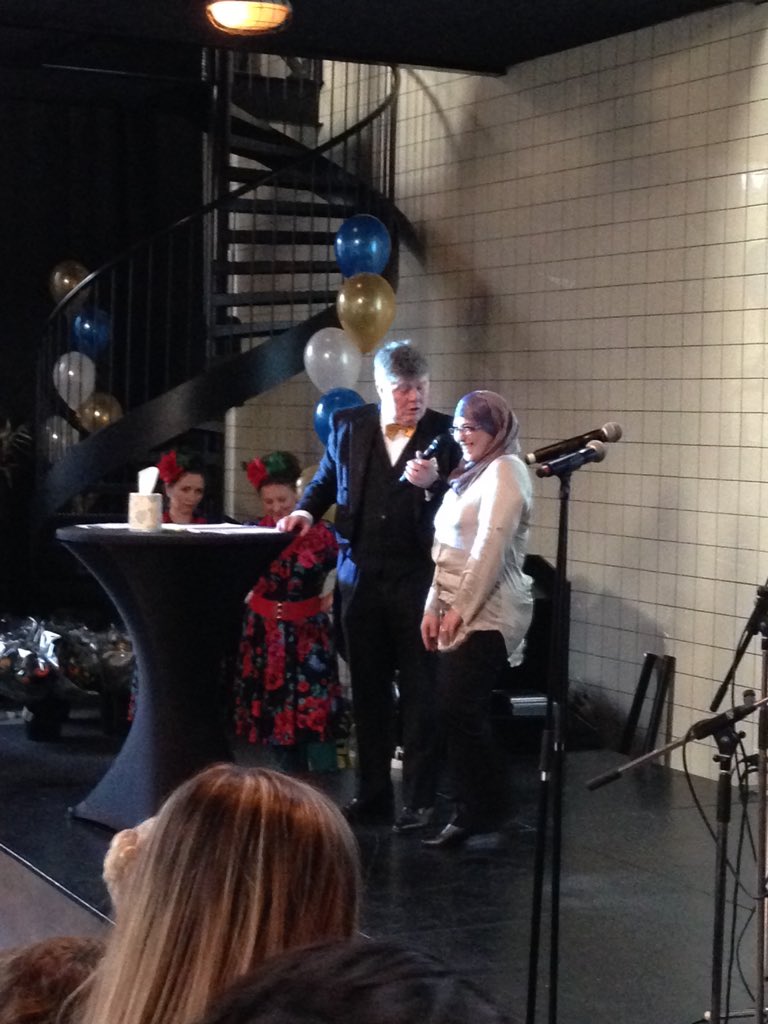 Interview finalist Naima bij GSAwards. <a href="/gomschoonhouden/">Gom</a> #trots op haar!
