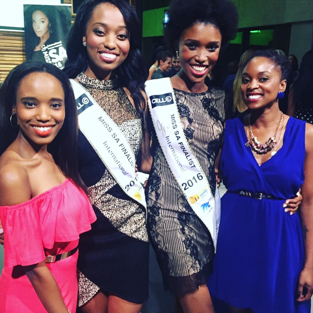 G3Models's tweet photo. Miss SA event last night where our beautiful ladies Ntando &amp; Sharon-Rose were announced as finalists 💛👑💕 #G3Models https://t.co/bNyEREYgyy