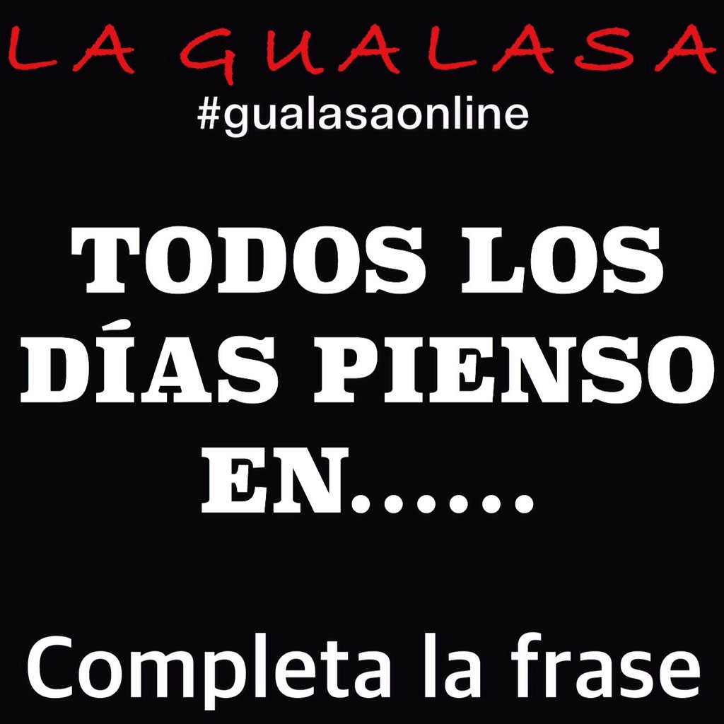 Comenta hoy #GualasaOnline 👇