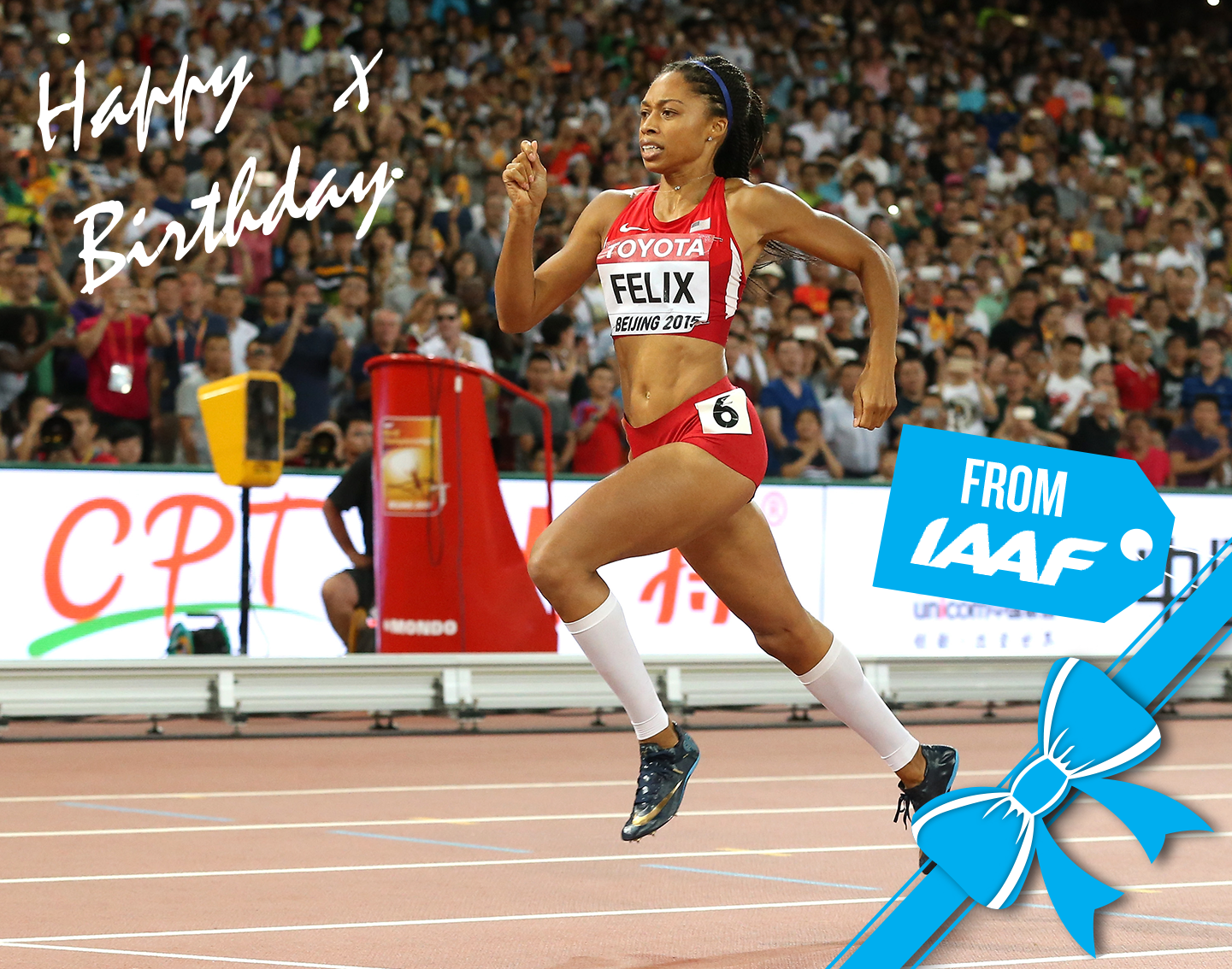 Happy Birthday to 9-time World champion, 4-time Olympic champion, Allyson Felix 