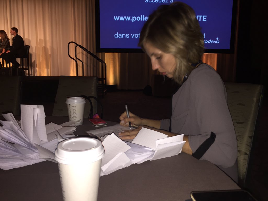 SodexoJobsCA's tweet photo. #sdxignite Ariane knows who the Spot On winner is https://t.co/kTG9q02ZZg