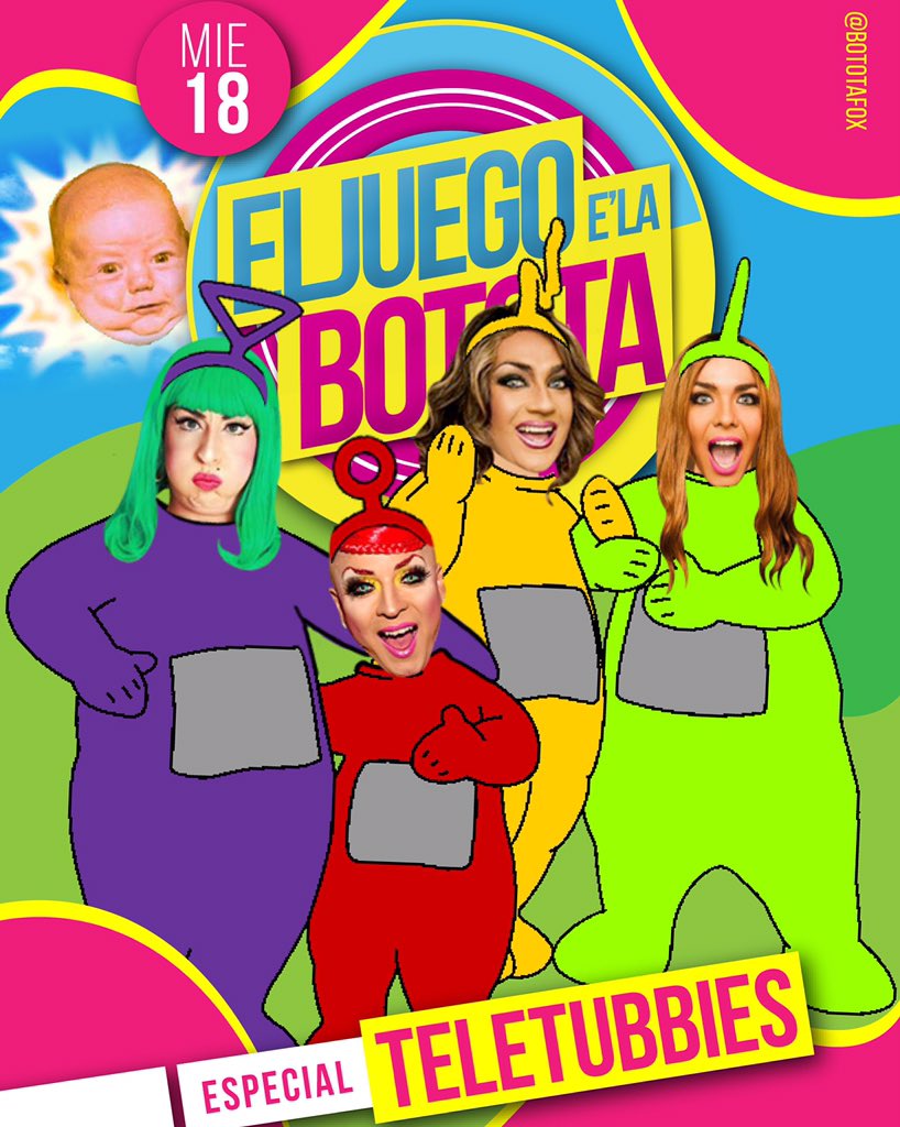 BototaFox's tweet photo. HOY WNAS UN GRAN ESPECIAL #Teletubbies ❗️ https://t.co/KS6uCBnmMw