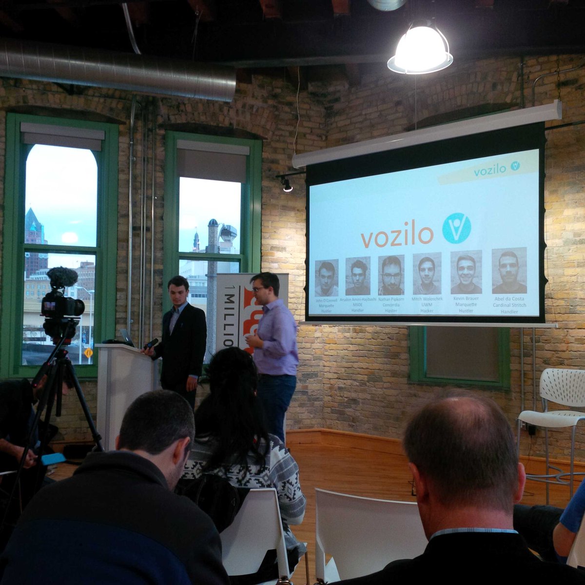 GoScopia's tweet photo. Morning coffee with local entrepreneurs is a great way to start the day in Milwaukee! @1MillionCupsMKE #1MCMKE https://t.co/kt9rXTy2qL