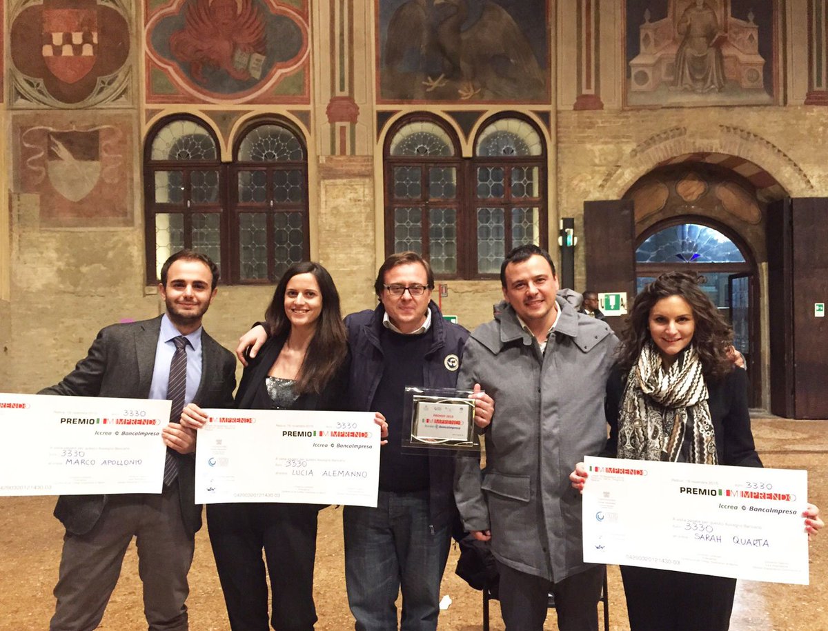 Marco Apollonio, Sarah Quarta e Lucia Alemanno, studenti di Unisalento vincono <a href="/mimprendo/">Mimprendoitalia</a> #auguri <a href="/GIConfindustria/">GI Confindustria</a>