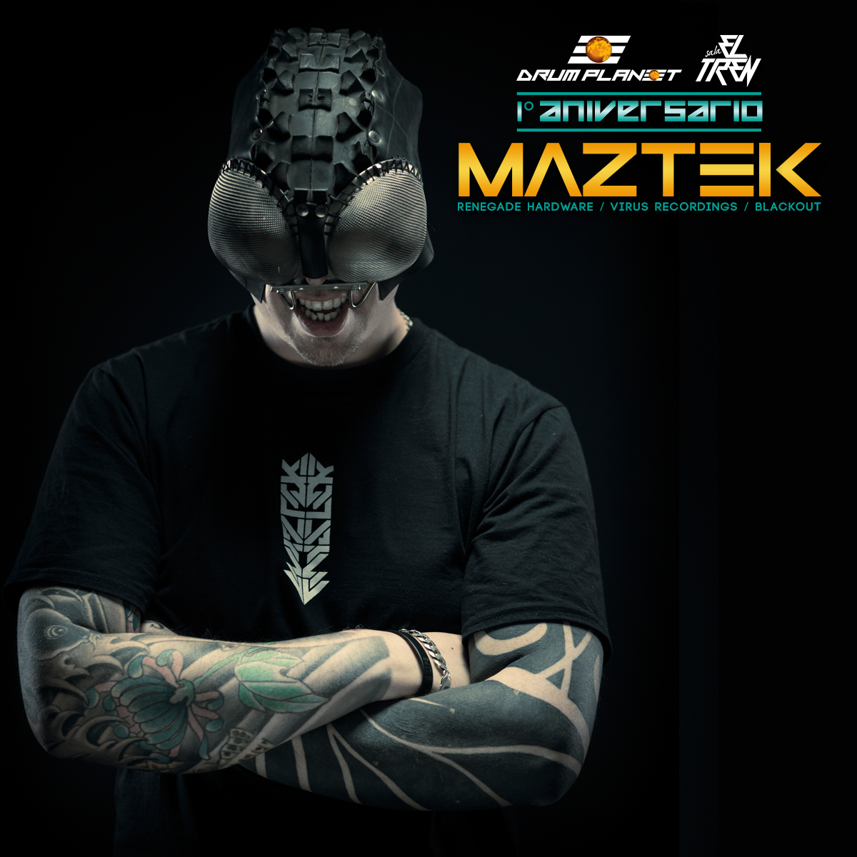 DrumPlanetGRX's tweet photo. MAZTEK, Nos encanta su música y su imagen! El viernes nos visitará en nuestro 1ER ANIVERSARIO en la Sala EL TREN. https://t.co/VG0BB6sAq5