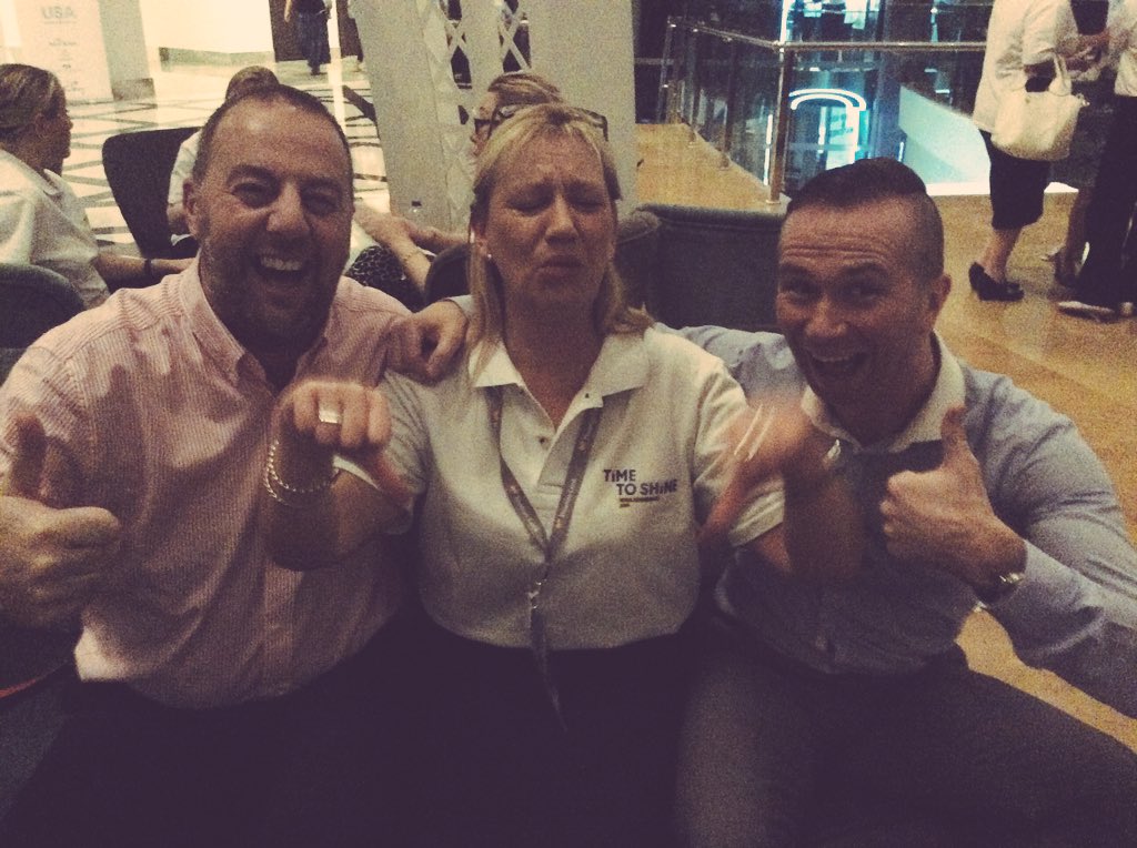 travelgirl18's tweet image. @travelgirl18: @tcretailevents #itstimelive sandy and her 2 ex bosses... #shes on the move again..@StevenTCABM