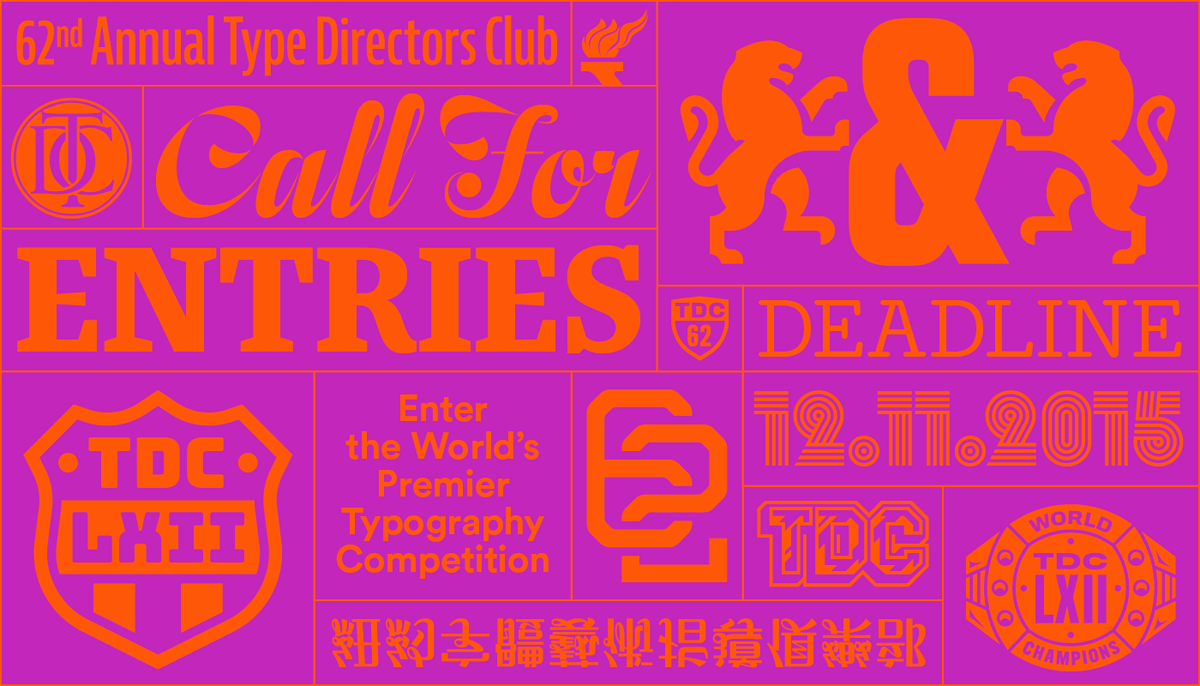 CreativeReview's tweet photo. The @TypeDirectors Club’s prestigious annual awards – #TDC62 – is now open for entries. See https://t.co/j8pk5Wgwn6 https://t.co/Y0wIbGfx21