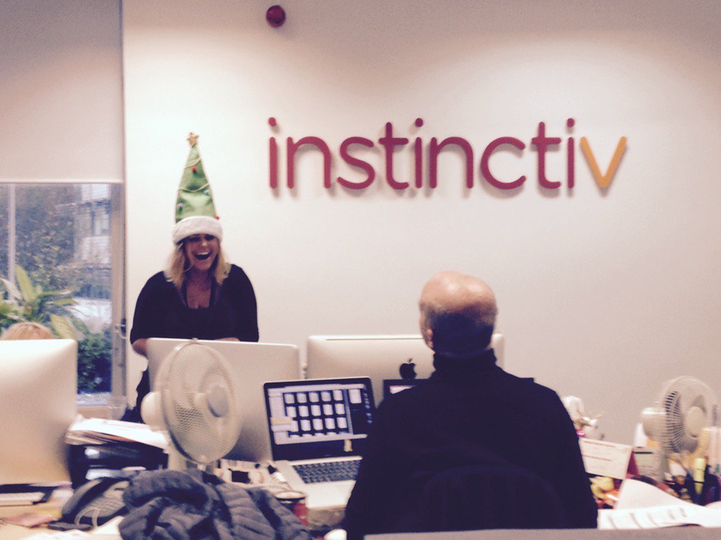 aberchickpea's tweet photo. @Instinctivhq secret Santa is happening :-) Designer Zoe kicking off the fun... https://t.co/ZnFpKNq8W0