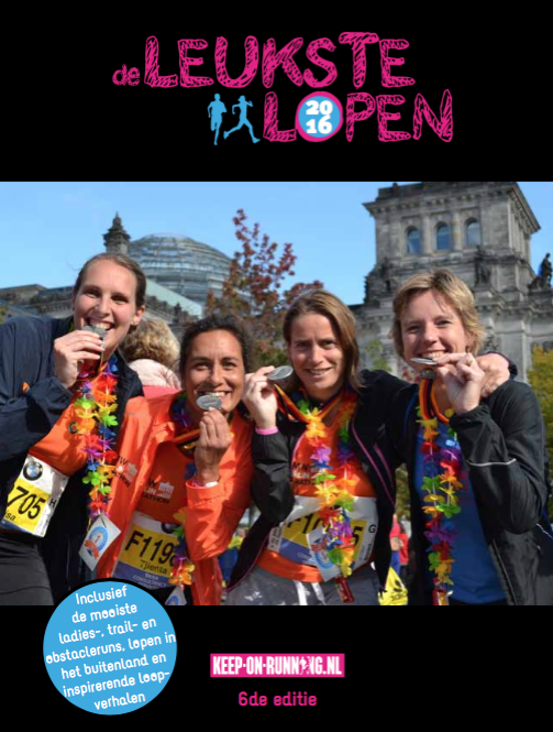 De Leukste Lopen 2016 ligt bij de drukker. 116 pagina's met de mooiste hardloopevenementen en trailruns van NL.