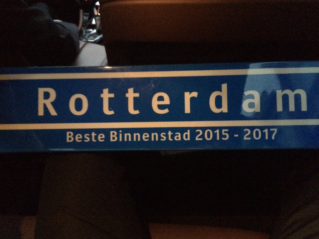 Rotterdam wint titel 'Beste binnenstad 2015-2017'. En daar mag onze stad best trots op zijn! Samenwerking loont!