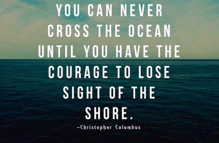 WavElectricInc's tweet photo. You can never cross the #ocean until you have the #courage to lose sight of the shore #ChristopherColumbus #startup https://t.co/B7WvmDsgj9
