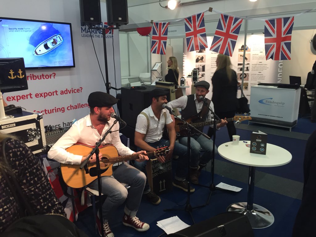 BM_BrianC's tweet photo. #RuleBritannia! @britishmarine host another fantastic reception at @metstrade #ExportingisGREAT https://t.co/9sExHqhqZ8