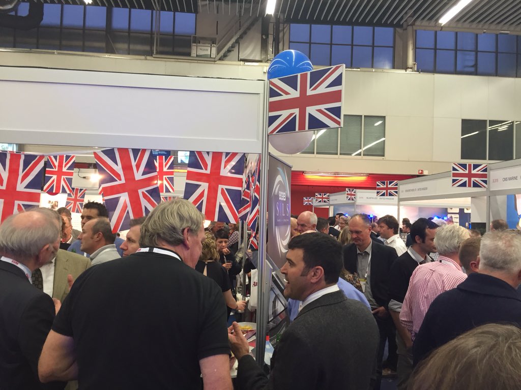 BM_BrianC's tweet photo. #RuleBritannia! @britishmarine host another fantastic reception at @metstrade #ExportingisGREAT https://t.co/9sExHqhqZ8