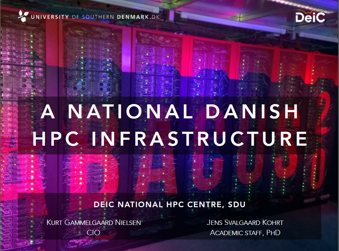 kurtgn's tweet photo. Giving a presentation of the Danish national strategy on HPC at #sc15 booth 1509 Lenovo at 11. #deic1 @AbacusSDU https://t.co/OGvYs4Z4Cx