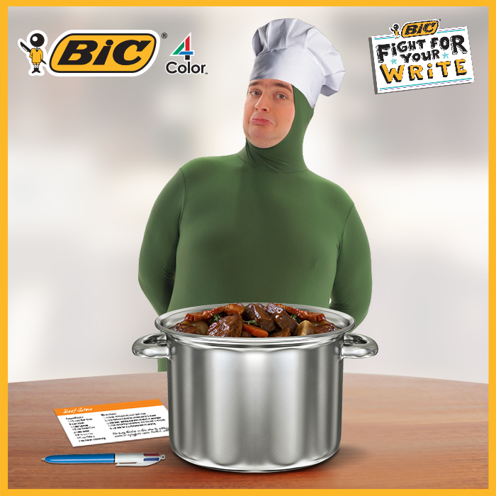 BICWrite's tweet photo. November means it's time for Green to make his fall stew! #Yum https://t.co/EL2DceZXfD