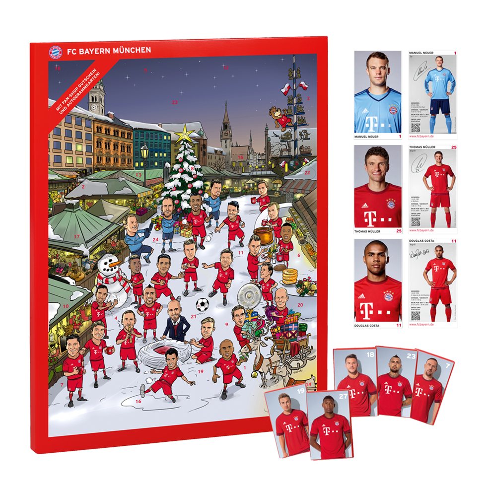 FC Bayern Munich on X: "Wake up to an #FCBayern treat every day this advent  ;) Order your advent calendar now: https://t.co/ZlAfXerzti  https://t.co/YVvOn1nORq" / X