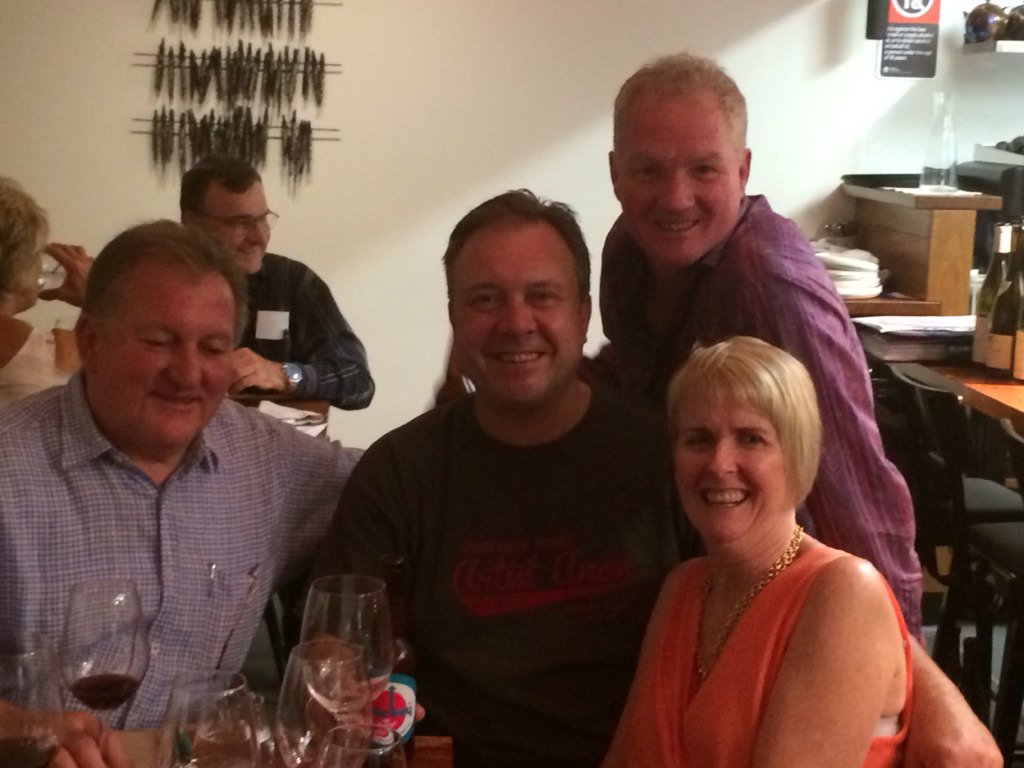 vicki_woods_au's tweet photo. Our amazing host @Frankfawkner #EXP for @HVsommeliers @andy_olivetree &amp; the delightful Simon from #ShakeyTables https://t.co/63Xoq31PJb