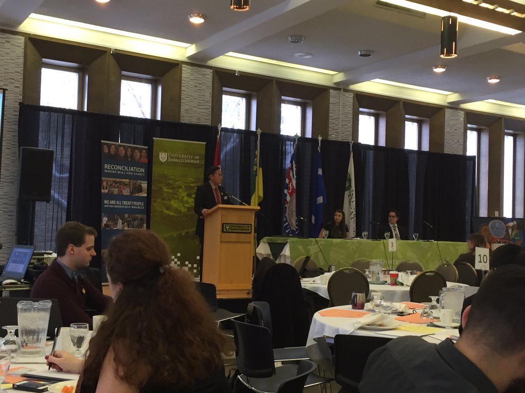 USSUExec's tweet image. Now in a panel discussion on the Aboriginal Student Experience! #TRCusask #US4U