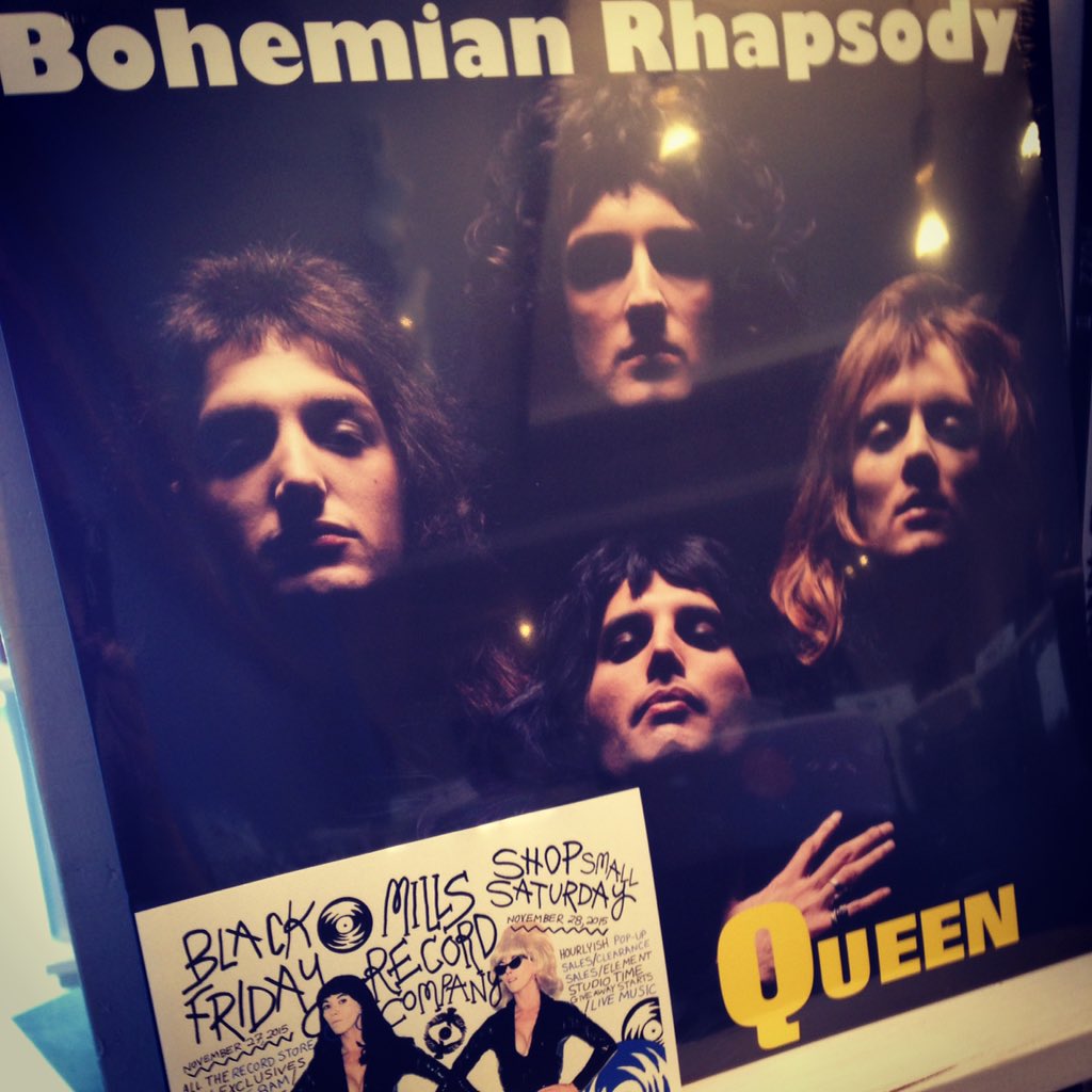 MillsRecords's tweet photo. You know you need this Queen single out on #Black Friday via @recordstoreday. #ShopSmall #NotTheMall https://t.co/HtL5FmcCEH