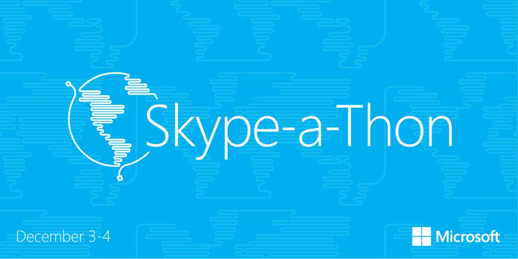 Join us on Dec 3 &amp; 4 for the global #SkypeaThon and connect with classes all over the world! sk.ype.ms/MFDEhb