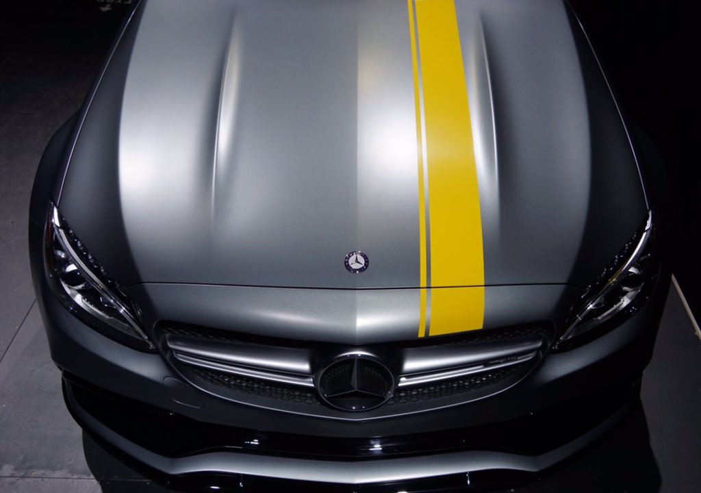 MercedesBenzUSA's tweet photo. The limited edition 2017 Mercedes-AMG C63 S Coupe Edition 1, with 503 ponies under the hood. https://t.co/dDc6QZ2N1v