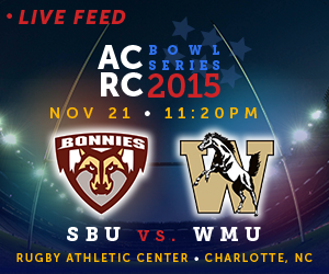 UBowlSeries's tweet photo. St. Bonaventure @SBURugby plays the @WMURugby Broncos Saturday at 11:20 at the @RugbyAthlCenter in Charlotte! https://t.co/RMb1pyykuA