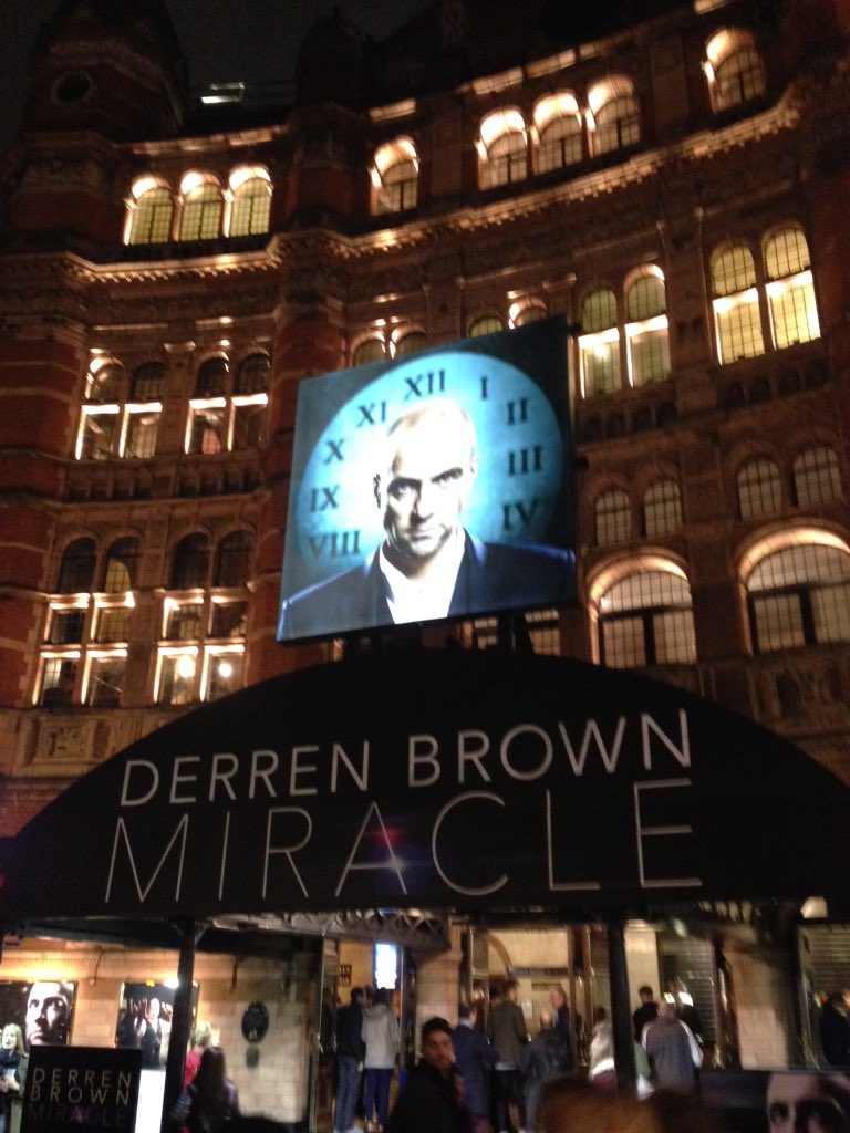 Can't stop thinking about how good the show was last night, it was unreal <a href="/DerrenBrown/">Derren Brown</a>