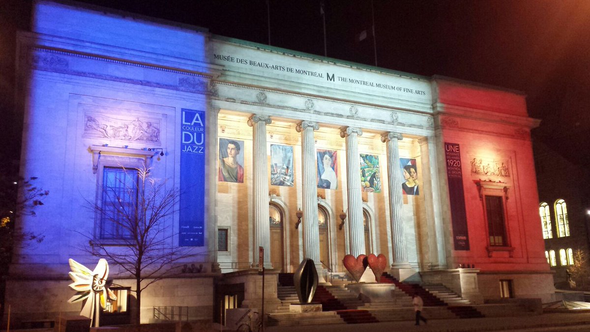 MaralTersakian's tweet image. Musée des Beaux Arts de Montréal.  
Combattre la haine avec l'art et la beauté.