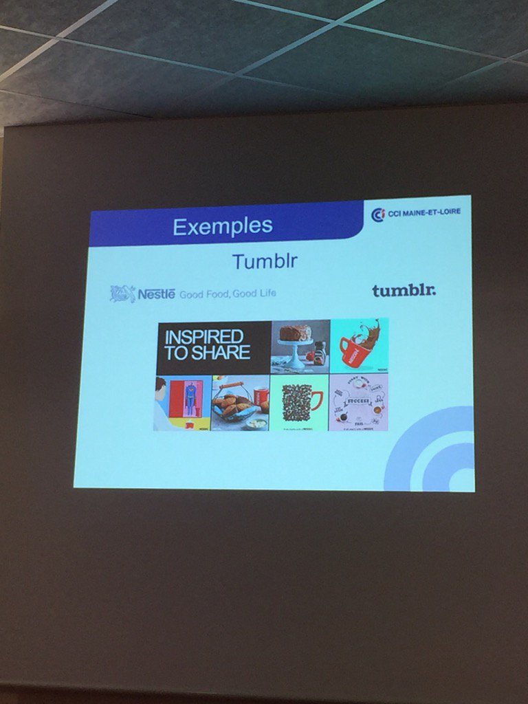 AnaisEvain's tweet photo. Un site web ça ne sert plus à grand chose, vive #tumblr ! @CCInnovation49 #atelierNumeriC https://t.co/bE9YpXacIJ