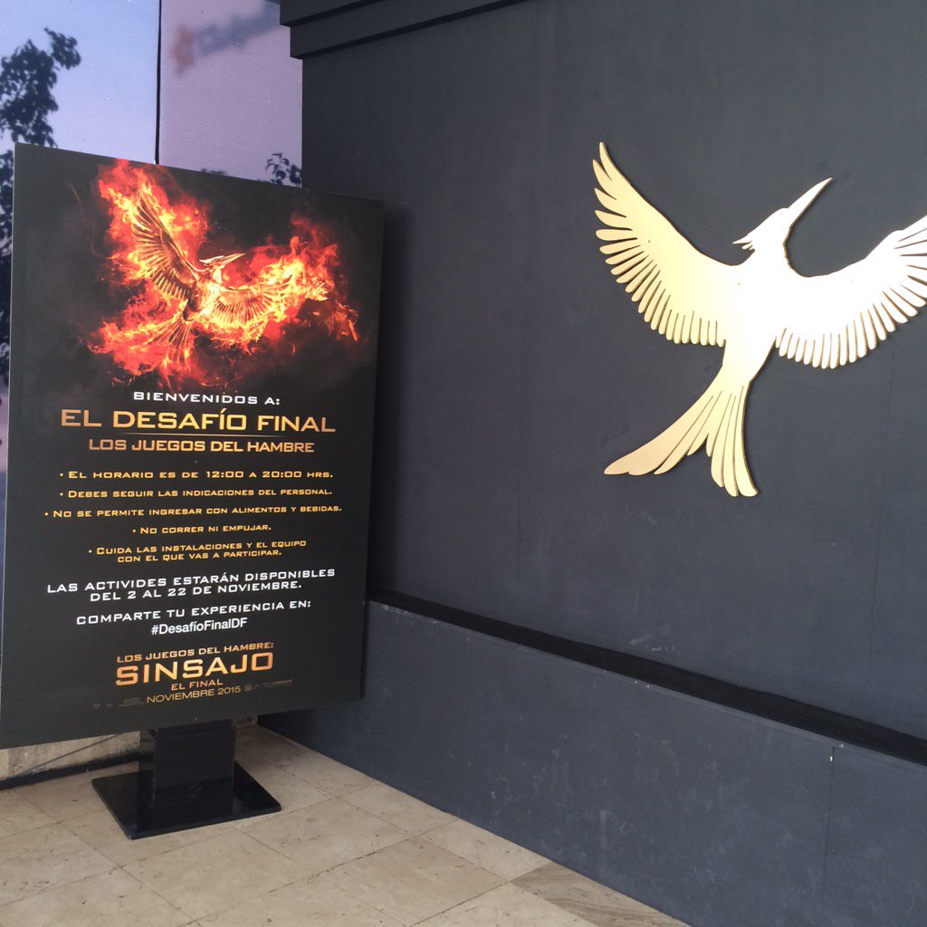 15a20's tweet photo. ¿Ya están list@s? #SinsajoElFinal https://t.co/OlayJqTa9x